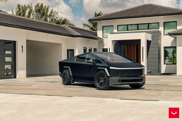 Фото дисков Vossen HFX-1 (6-Lug) Черный глянец на Tesla Cybertruck