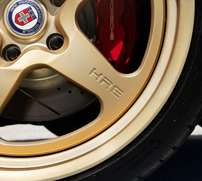 Фото дисков HRE 527 на Porsche 911 VI