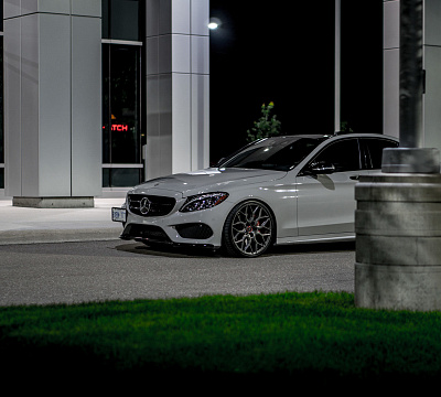 Фото дисков Vossen HF-2 на Mercedes-Benz C-Class (W205)