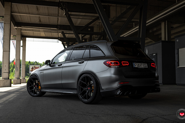 Фото дисков Vossen S21-01 Черный сатин на Mercedes-Benz GLC (X253, C253)