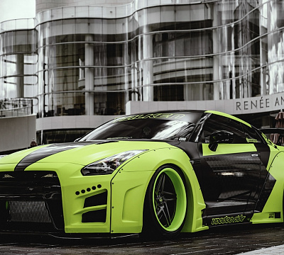 Фото дисков Savini SV71 на Nissan GT-R