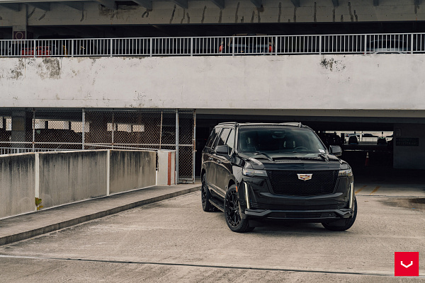 Фото дисков Vossen HFX-1 (6-Lug) Черный глянец на Cadillac Escalade V
