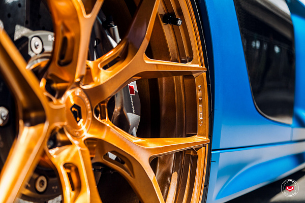 Фото дисков Vossen S21-01 Глянцевая медь на Audi R8 (4S)
