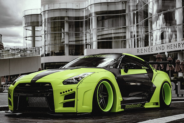 Фото дисков Savini SV71 Другой цвет на Nissan GT-R