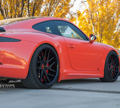 Фото дисков Strasse Wheels SM7T Deep Concave на Porsche 911 VII