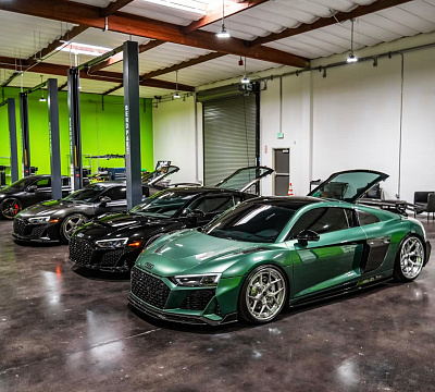 Фото дисков Brixton Forged PF7 на Audi R8 (4S)