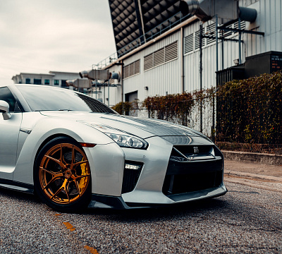 Фото дисков Vossen S21-01 на Nissan GT-R