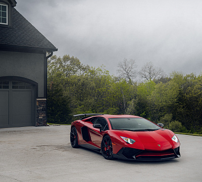 Фото дисков Vossen S21-01 на Lamborghini Aventador