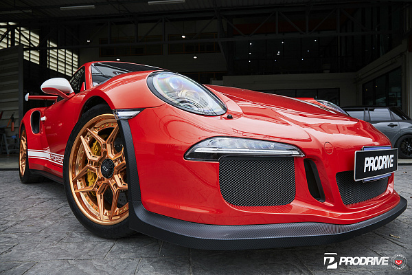 Фото дисков Vossen EVO-4R (3-Piece) Глянцевая медь на Porsche 911 VIII