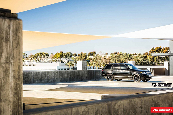 Фото дисков Vossen CV4 Черный глянец на Range Rover Sport II