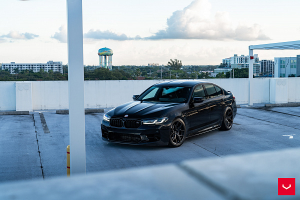 Фото дисков Vossen HF-5 Черный сатин на BMW 5/M5 (G30/F90)