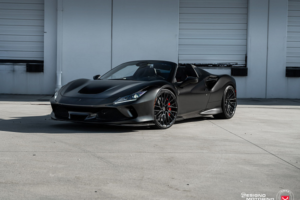 Фото дисков Vossen EVO-6T Черный глянец на Ferrari F8