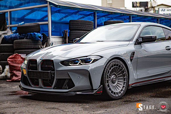 Фото дисков Vossen S21-12 Сатиновый графит на BMW 4/M4 (G22/G82)
