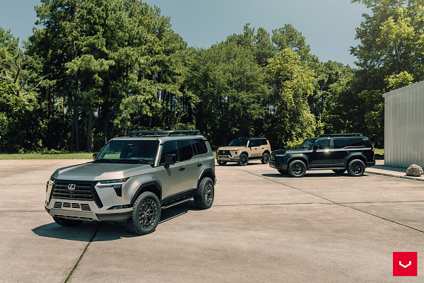 Фото дисков Vossen HFX-1 (6-Lug) Сатиновый графит на Lexus GX III