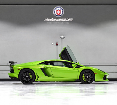 Фото дисков HRE P101 на Lamborghini Aventador