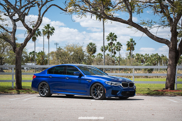 Фото дисков HRE P204 Сатиновый графит на BMW 5/M5 (G30/F90)