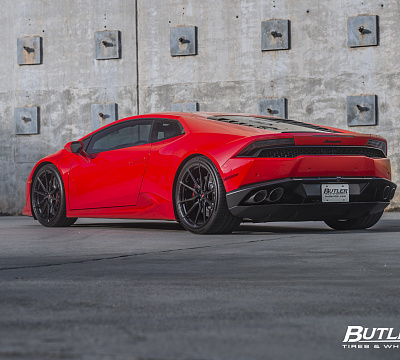 Фото дисков Vossen M-X2 на Lamborghini Huracan