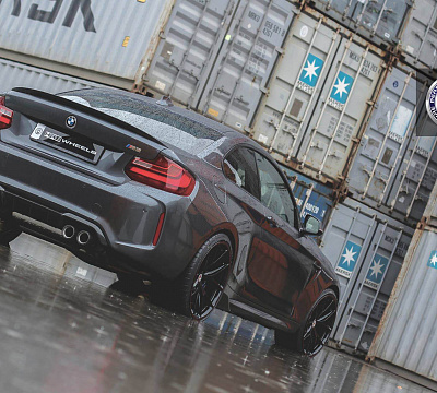 Фото дисков HRE P101 на BMW 2/M2 (F22/F87)
