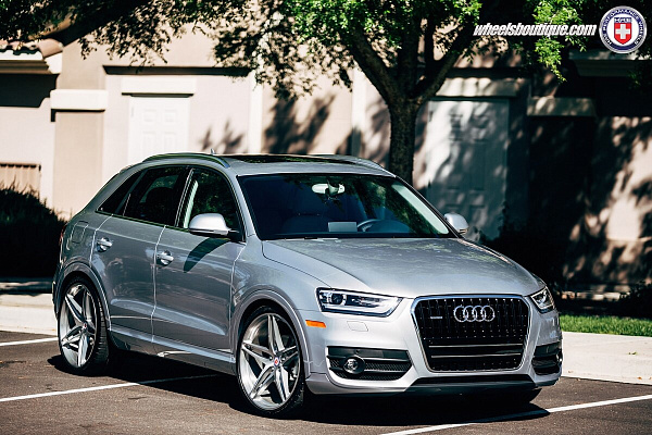 Фото дисков HRE P107 Глянцевый тонированный лак на Audi Q3 (8U)