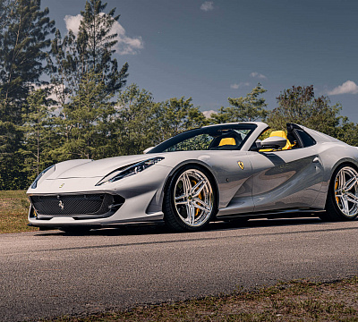 Фото дисков HRE S107SC на Ferrari 812