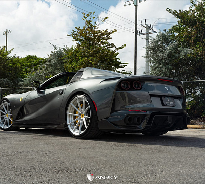 Фото дисков Anrky AN28 на Ferrari 812