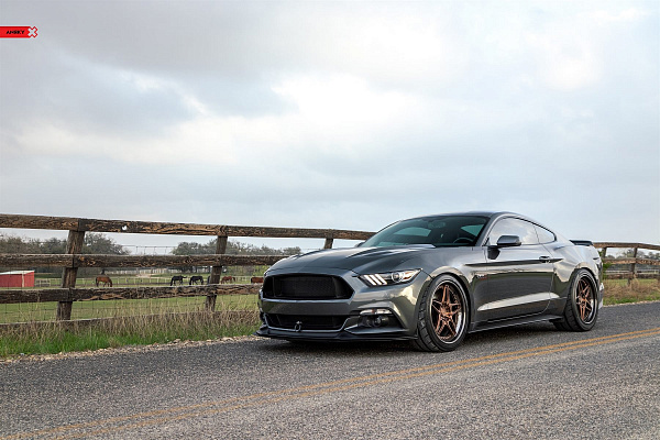 Фото дисков Anrky RS6 Сатиновая медь на Ford Mustang VI