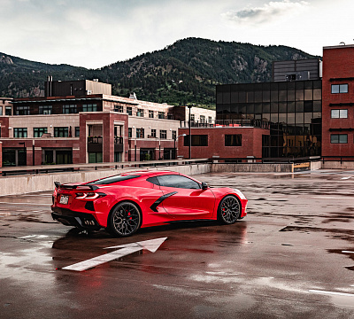 Фото дисков Vossen HF-2 на Chevrolet Corvette C8