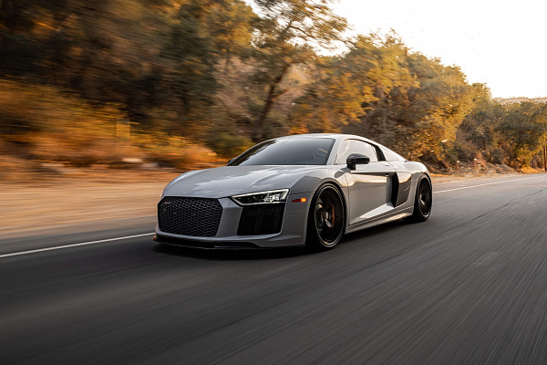 Фото дисков HRE S101 Черный сатин на Audi R8 (4S)