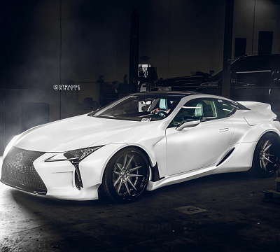 Фото дисков Strasse Wheels SV1 Deep Concave FS на Lexus LC 500