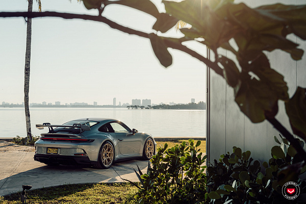 Фото дисков Vossen S21-07 Глянцевая шампань на Porsche 911 VIII