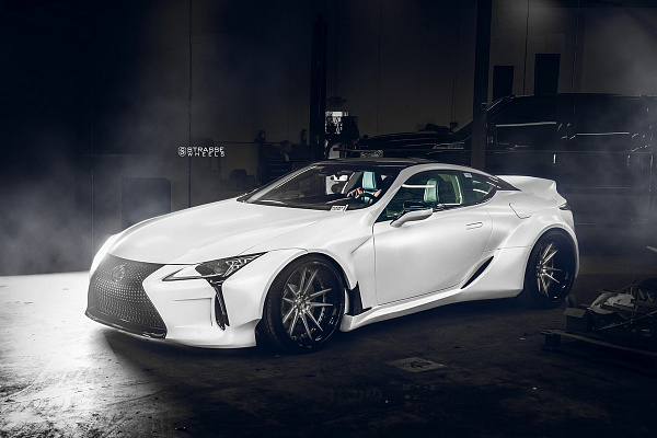 Фото дисков Strasse Wheels SV1 Deep Concave FS Глянцевый лак на Lexus LC 500