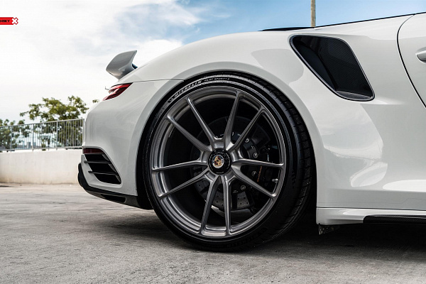 Фото дисков Anrky AN14 Сатиновый тонированный лак на Porsche 911 VII