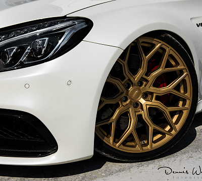 Фото дисков Vossen HF-2 на Mercedes-Benz C-Class (W205)