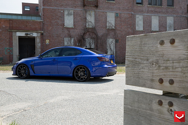 Фото дисков Vossen CVT Матовый графит на Lexus IS II