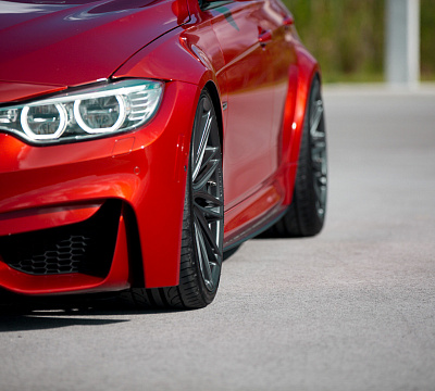 Фото дисков Vossen VFS-4 на BMW 3/M3 (F3x/F80)