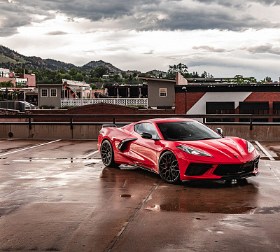 Фото дисков Vossen HF-2 на Chevrolet Corvette C8