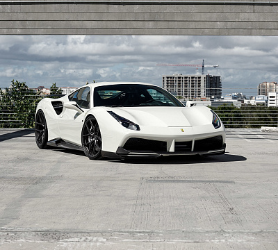 Фото дисков Vossen S21-01 на Ferrari 488