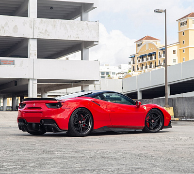 Фото дисков Anrky S3-X3 на Ferrari 488