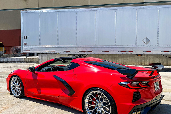 Фото дисков Anrky AN10 Полированный лак на Chevrolet Corvette C8