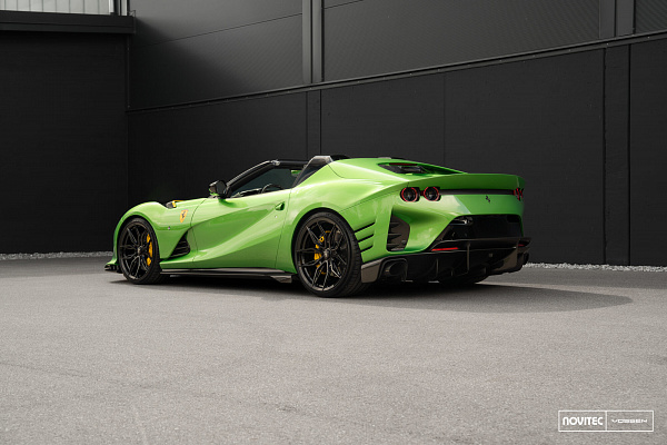 Фото дисков NOVITEC NF11 Черный глянец на Ferrari 812