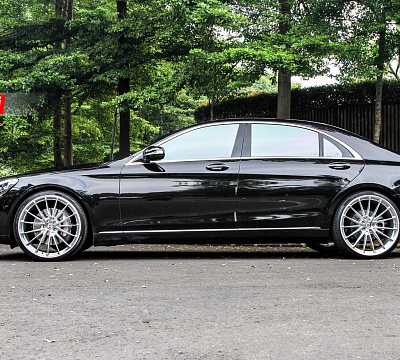 Фото дисков HRE P103 на Mercedes-Benz S-Class (W222, C217)
