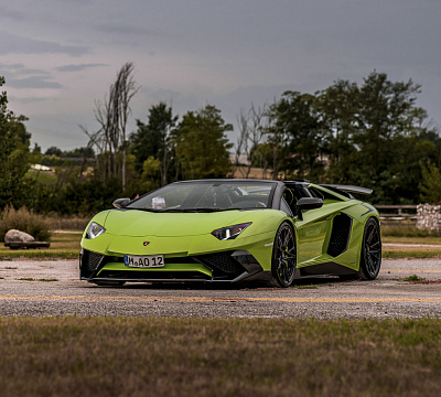 Фото дисков Vossen M-X6 на Lamborghini Aventador
