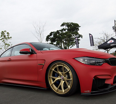 Фото дисков HRE S101 на BMW 4/M4 (F32/F82)