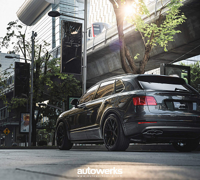 Фото дисков HRE P101 на Bentley Bentayga