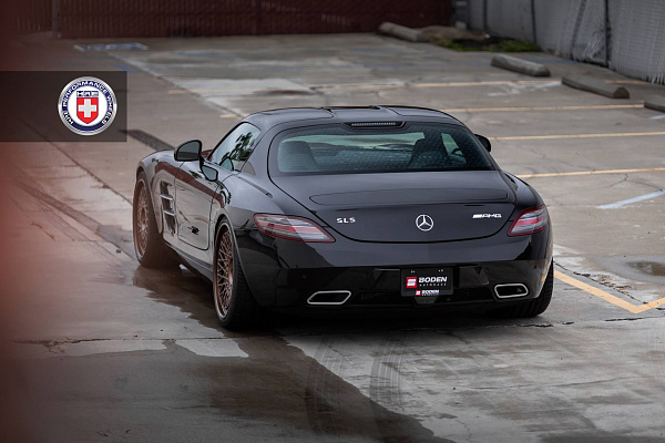Фото дисков HRE 501 Сатиновая бронза на Mercedes-Benz SLS AMG