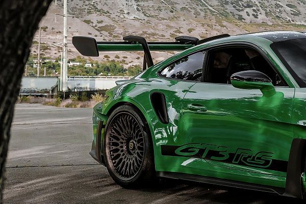 Фото дисков Brixton Forged TR20 Сатиновый темный лак на Porsche 911 VIII