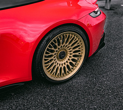 Фото дисков Brixton Forged TR20 на Porsche 911 VIII
