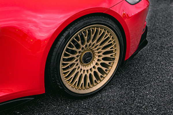 Фото дисков Brixton Forged TR20 Сатиновое темное золото на Porsche 911 VIII