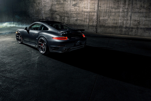 Фото дисков Brixton Forged CM5-R Черный сатин на Porsche 911 VII