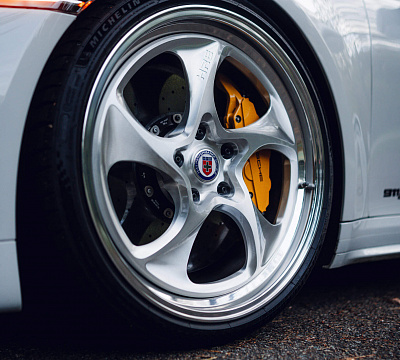 Фото дисков HRE 522 на Porsche 911 VIII